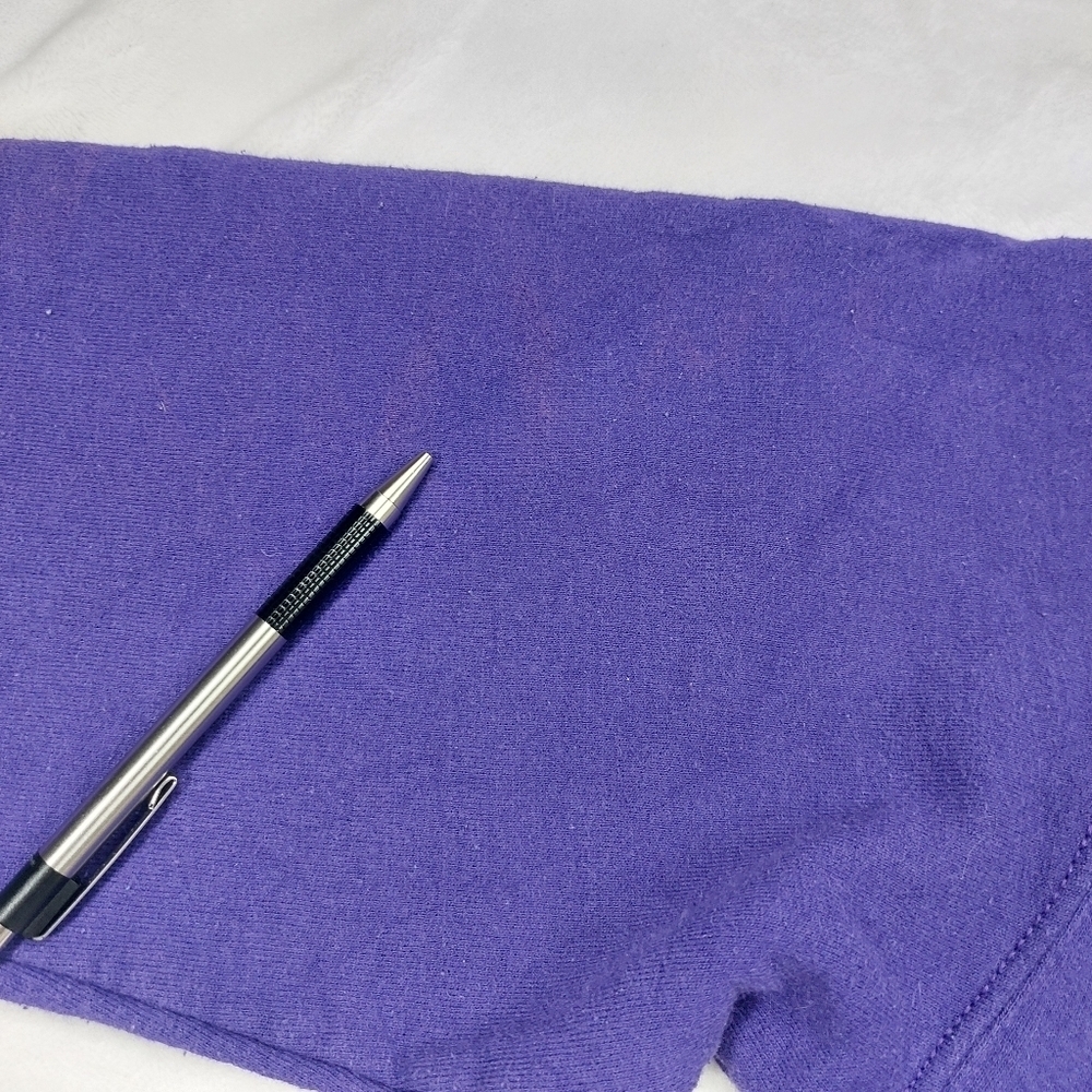 GILDAN UNISEX PURPLE GILMER HIGH SCHOOL TRACK AND FIELD PULLOVER HOODIE SZ M - Picture 3 of 10